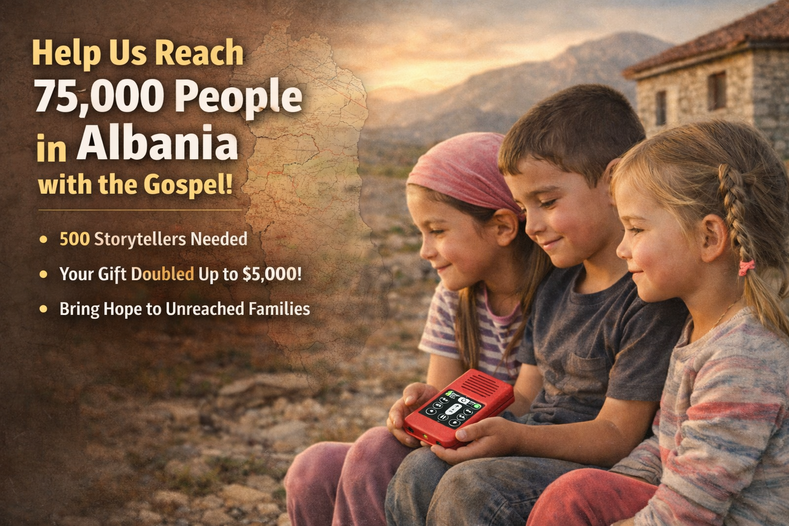 Help Keys for Kids reach kids in Albania