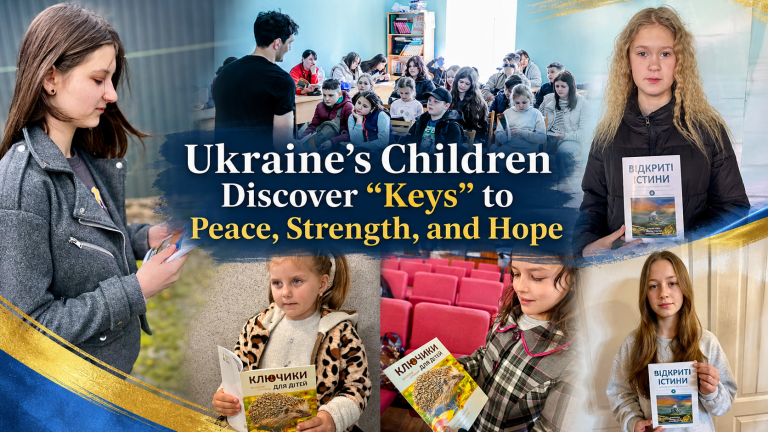 Ukraine’s Children Discover “Keys” to Peace, Strength, and Hope