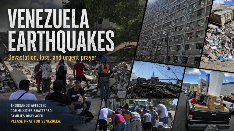 Venezuelan Earthquakes Leave Families Grieving, Displaced, and in Need of Hope